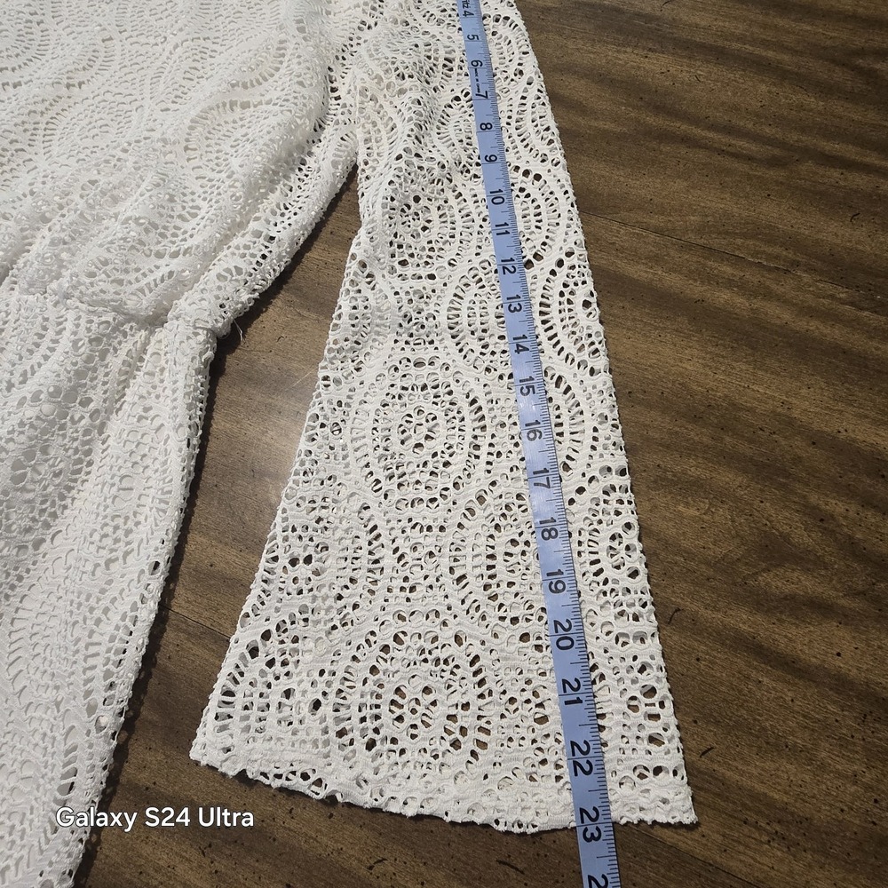 Emma & Michele All Over Lace Dress Womens Size S   Boho Hippie Beach Summer - Picture 11 of 13